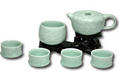 龍泉弟窯“斷橋殘雪”茶具套裝